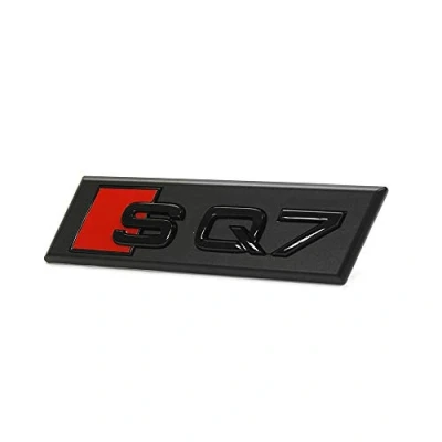 Imagen de Audi 4M0071805 Emblema de color negro para parrilla delantera radiador Exclusive Black Edition, SQ7 (4M) Facelift