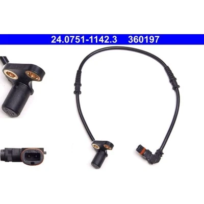 Imagen de ATE 24.0751 1142.3 Sensor de ABS 503 MERCEDES BENZ: Clase C Berlina, SLK, CLK Coupé