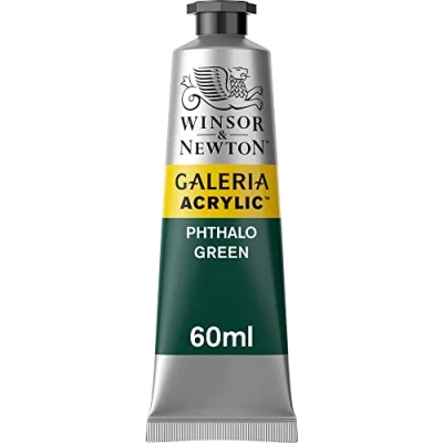 Imagen de Winsor &amp; Newton Galería Pintura Acrílica , 60 ml, Verde (Phthalo Green)