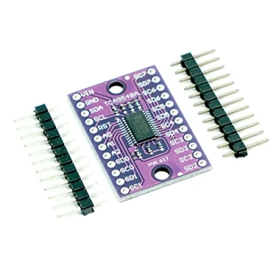 Imagen de Paradisetronic.com Multiplexer I2C TCA9548A de 8 canales para evitar colisiones dirección, 3 5 V, para, por ejemplo, Arduino, Raspberry Pi