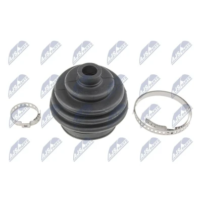 Imagen de NTY NOP 012 Fuelle Palier Eje delantero, lado de rueda con abrazaderas OPEL: Corsa A CC, Astra G Sedán, F ALFA ROMEO: MiTo