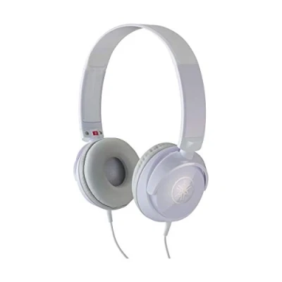 Imagen de Yamaha HPH 50 Auriculares supraaurales de diadema, cascos sencillos con un ajuste cómodo y sonido dinámico calidad, para teclados digitales Yamaha, color Blanco