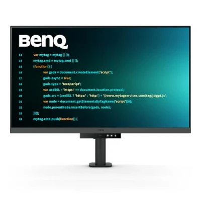 Imagen de BenQ RD320UA Monitor 323840 x 2160 4K para Programación, 2000:1 Contraste, Panel Nano Mate, MoonHalo, USB C 90W, Modos de Protección Nocturna, Soporte Ergonómico y Tecnología Eye Care