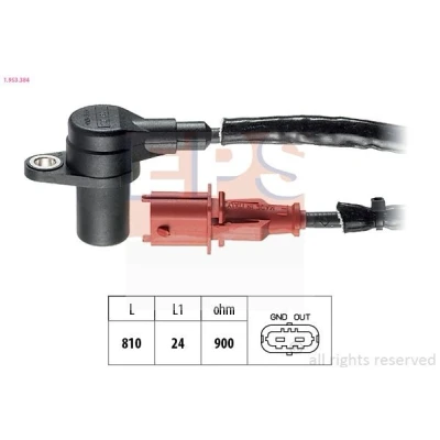 Imagen de EPS 1.953.384 Sensor de Cigueñal Made in Italy OE Equivalent ALFA ROMEO: 147, GT, 156 Berlina