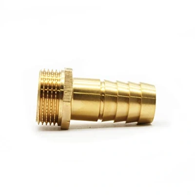 Imagen de DOJA Barcelona Entronque Manguera 3/4&quot; x 20 Jardin Boquilla de Laton Conector Rosca Macho Paralela para Líneas Aire, Agua, Combustible, Aceite y Gases