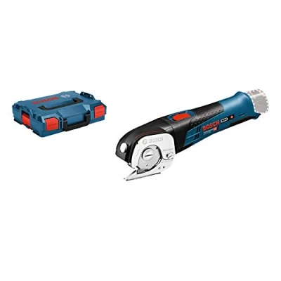 Imagen de Bosch Professional GUS 12V 300 Cortador a batería (12 V, Autoafilado, hasta 3 mm en PVC, sin batería, L BOXX)
