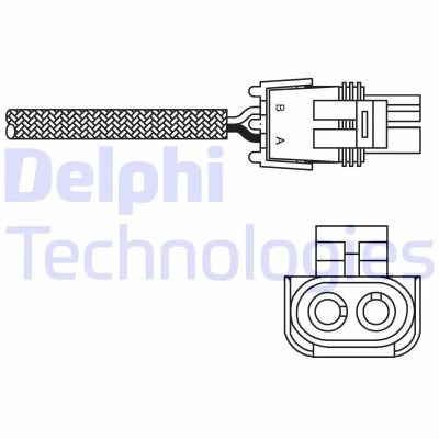 Imagen de DELPHI ES10989 12B1 Sonda lambda convencional, sin calentamiento RENAULT: CLIO 1, Express Pick up