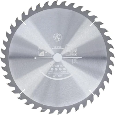 Imagen de BGS Diy 3958 Hoja de sierra circular con puntas carburo Ø 350 x 30 3,4 mm 40 dientes