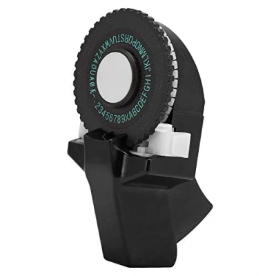 Imagen de Taidda Creatividad Mini rotuladora en Relieve, Cinta 3D de Material ABS, indexación para Manual Black