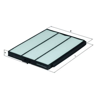 Imagen de MAHLE ORIGINAL LA 265 Filtro de habitáculo partículas 297,0 213 25,0 HONDA: ACCORD 6 Limousine, 6, Coupe