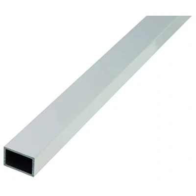 Imagen de Alberts 471705 Tubo rectangular Aluminio, anodizado plateado 1000 x 50 20 mm