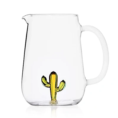 Imagen de Ichendorf Milano Jarra Cactus Verde/Ámbar Colección Desert Plants
