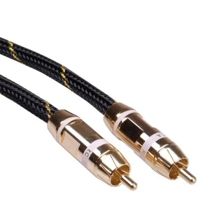 Imagen de Roline Gold Cinch Cable, Simplex M M, White 5.0m Cables Para Computadoras Y Periféricos