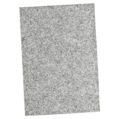 Imagen de haggiy Almohadillas de fieltro autoadhesivas, 5,0 mm grosor, color gris, DIN A4 (210 x 297 mm)