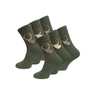Imagen de VCA Juego de pares calcetines, diseño cazador, Hombre, color 6 Paar, tamaño 39 42