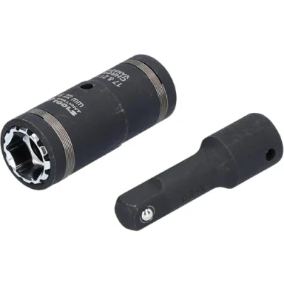 Imagen de Brilliant Tools Juego de llaves vaso impacto 4 en 1, 2 pzs
