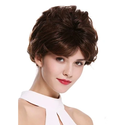 Imagen de WIG ME UP DW 2740 2BT30 Peluca mujer corto rizado rizos mezcla castaño