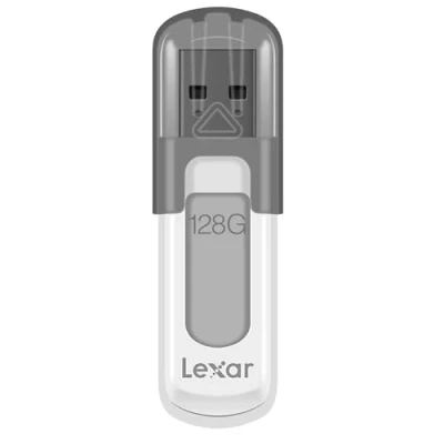 Imagen de Memoria USB Lexar JumpDrive V100 Blanco Blanco/Gris 128 GB
