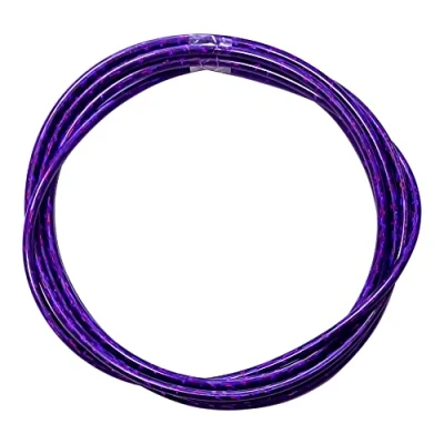 Imagen de cyclingcolors Funda Cable Freno Bici Plástico con Acero Laminado Ciclismo Bicicleta Carretera MTB Mountain Bike Reparación 3 metros, Láser Morado