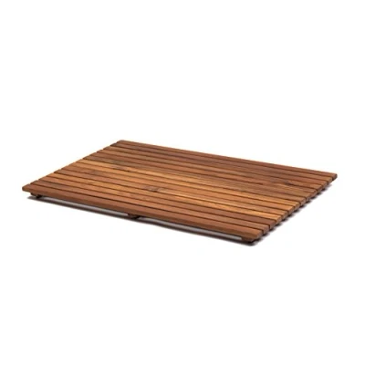 Imagen de AsinoX TEK4A50100 Tarima de ducha y baño, madera teca, 50 x 100 4 cm
