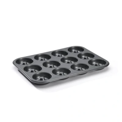 Imagen de De Buyer, PLACA PARA 12 SAVARIN DOUGHNUT Ø7CM, 4712.12