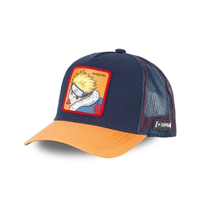 Imagen de Capslab Naruto Shippuden Navy Orange Trucker Cap One Size