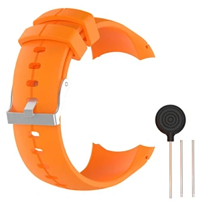 Imagen de WEINISITE Pulsera para SUUNTO Spartan Ultra,Silicona Repuesto Correa Ultra Running Watch (Naranja)