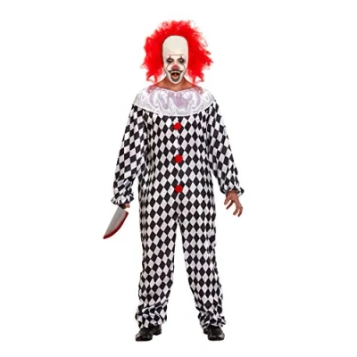 Imagen de Scary Clown with Wig Halloween fancy dress costume (peluca)