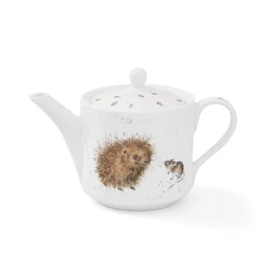 Imagen de RW WN4090 XT Royal Worcester Wrendale diseña una olla de té porcelana pinta erizo y ratón, cerámica