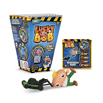 Imagen de Lucky Bob Pack 1 Figura divertida sorpresa y coleccionable de con su Accesorio carta Para interactuar la APP; niños a partir 3 años