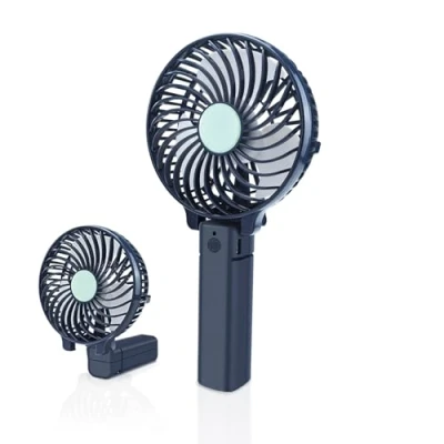 Imagen de Jsdoin ventilador de mano, USB recargable portátil mano con 3 velocidades mini escritorio plegable ventiladores silenciosos para interior, campamento, hogar