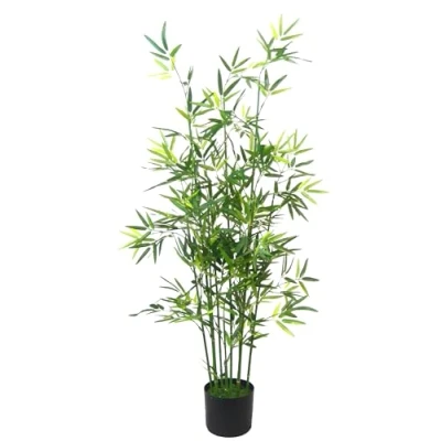 Imagen de bambú Artificial en Maceta Hierba de limón Planta Plantas Verdes Árbol Interior Arbusto