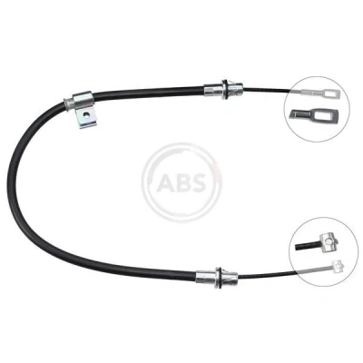 Imagen de A.B.S. K13912 Cable de Freno Mano 801 Discos JEEP: GRAND CHEROKEE 3, 2 norauto, oscaro, mister auto