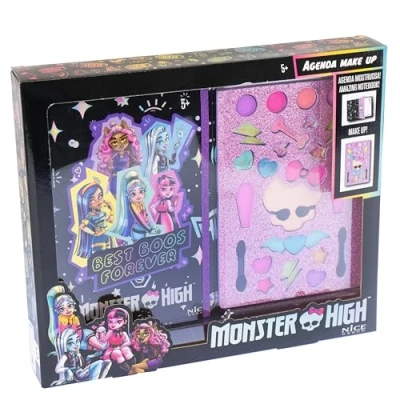 Imagen de Nice Group Monster High Agenda Make Up, Diario para Notas con Kit de Maquillaje Niña