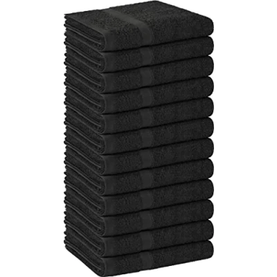 Imagen de Utopia Towels Toalla de salón, Paquete 12 (no a Prueba blanqueador, 16 x 27 Pulgadas), Toallas algodón Altamente absorbentes para Manos, Gimnasio, Belleza, SPA y Cuidado del Cabello en