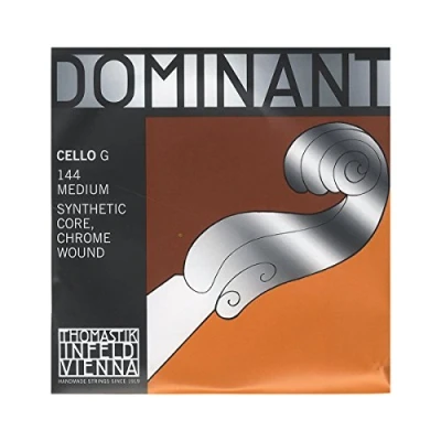 Imagen de Thomastik cuerda para Violonchelo 4/4 Dominant Sol núcleo de nylon, entorchado cromo, medio