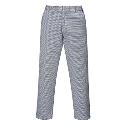 Imagen de Portwest Pantalón de Chef Harrow, Tamaño: L, Color: Pata gallo, S068HTRL