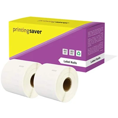 Imagen de Printing Saver 2x 11351 11 x 54 mm Rollos de Joyería Etiquetas adhesivas (1500 por Rollo) compatibles para Dymo LabelWriter 310 320 330 4XL 400 450 Turbo/Twin Turbo/Duo &amp; Seiko Impresoras
