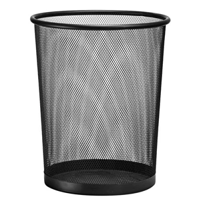 Imagen de D.RECT Mesh Papelera Circular Capacidad 19L de oficina Color Negra XXL