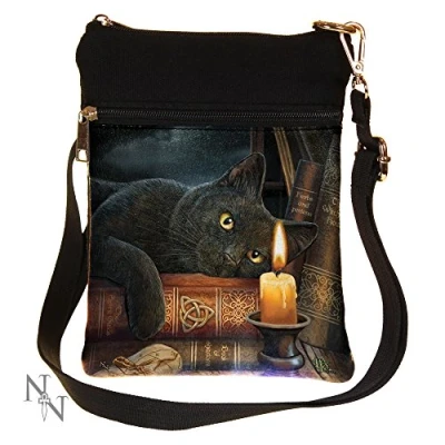 Imagen de Nemesis Now Witching Hour Lisa Parker Bolso de hombro (23 cm), color marrón, poliuretano y lona