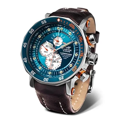 Imagen de Vostok Europe Lunokhod 2 Reloj para Hombre Analógico de Automático con Brazalete Piel Vaca YM86 620A636
