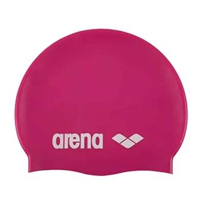 Imagen de arena Classic Silicone Gorro de Natación Unisex, para Mujeres y Hombres, con Borde Reforzado, Suave Resistente