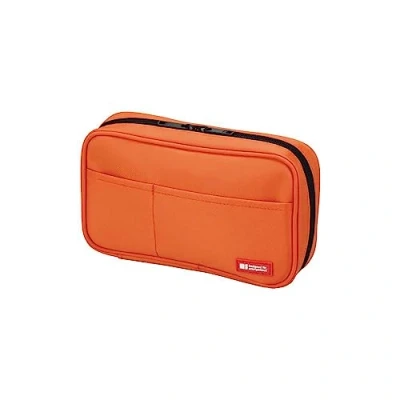 Imagen de Lihit Lab Bolígrafo con cremallera doble, naranja, Standard: 7.9 x 2.0 4.7