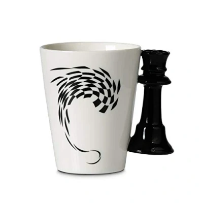Imagen de Froster Taza Ajedrez Reina, de té o café 350 ml en caja negra, Regalo Ajedrez, para Jugador
