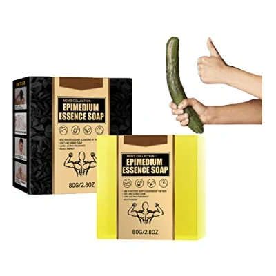 Imagen de XIRUJNFD Epimedium Essence Soap, Men Care Bar Natural Soap for Men, Intimate (1pcs)
