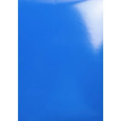 Imagen de Exacompta 2982C Lote de 100 cubiertas/cartulinas dossiers, A4, color azul cromado