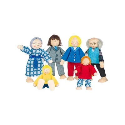 Imagen de Familia de muñecos articulados GOKI
