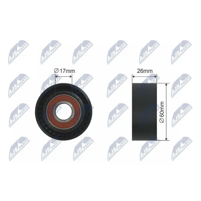 Imagen de Rodillo tensor, correa auxiliar NTY RNK CT 011