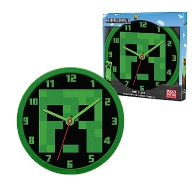 Imagen de Kids Licensing Reloj DE Pared Minecraft