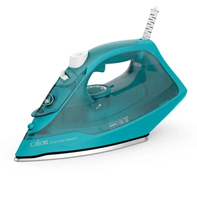 Imagen de Calor Express Plancha de vapor, 2400 W, Flujo vapor continuo 40 g/min, función prensado 160 Suela cerámica, Desarrugado vertical FV2851C0